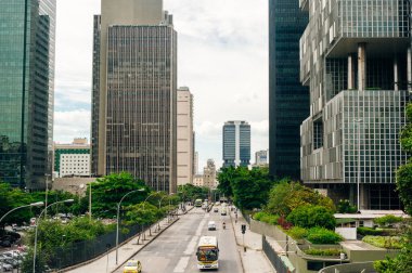Rio de Janeiro, Brezilya 'nın finans merkezi - 2 Mayıs 2023. Yüksek kalite fotoğraf