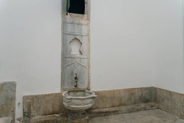 İstanbul, Türkiye - Ocak 2023 İç İşleri ve Topkapı mutfak pavyonlarında sergiler. Yüksek kalite fotoğraf