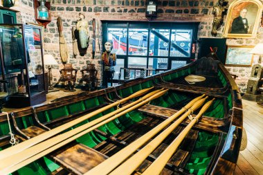 İstanbul, Türkiye - 12 Aralık 2021, Rahmi M. Koç Müzesi İstanbul 'da özel bir sanayi müzesidir. Yüksek kalite fotoğraf