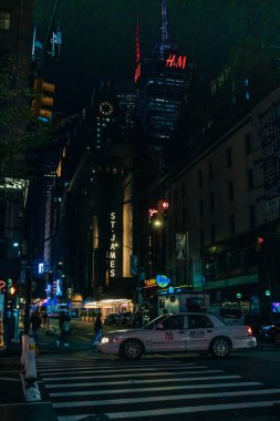 New York, ABD - 3 Haziran 2023 gecesi Manhattan 'da. Yüksek kalite fotoğraf
