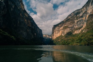 Sumidero canyon in Chiapas, Mexico. High quality photo clipart