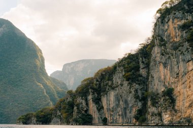 Chiapas, Meksika 'daki Sumidero Kanyonu. Yüksek kalite fotoğraf