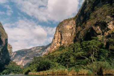 Chiapas, Meksika 'daki Sumidero Kanyonu. Yüksek kalite fotoğraf