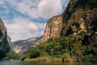 Chiapas, Meksika 'daki Sumidero Kanyonu. Yüksek kalite fotoğraf