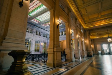 Buenos Aires, Arjantin - 19 Mayıs 2023: Kirchner Kültür Merkezi. Yüksek kalite fotoğraf