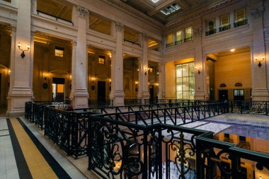 Buenos Aires, Arjantin - 19 Mayıs 2023: Kirchner Kültür Merkezi. Yüksek kalite fotoğraf