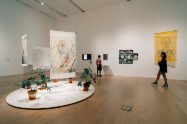 Malba - Latin Amerika Buenos Aires Sanat Müzesi, Arjantin - 2 Şubat 2024. Yüksek kalite fotoğraf