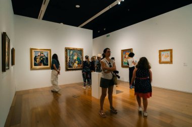 Malba - Latin Amerika Buenos Aires Sanat Müzesi, Arjantin - 2 Şubat 2024. Yüksek kalite fotoğraf