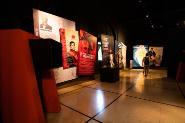 BUENOS AIRES, 9 Mart 2023 Doğa Bilimleri Müzesi 'nde sergiler. Yüksek kalite fotoğraf