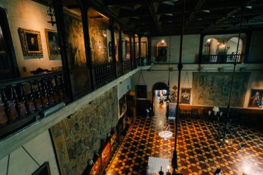 Buenos Aires, Arjantin - Ekim 06 2023 Klasik Sanat Müzesi ön yüzü. Yüksek kalite fotoğraf