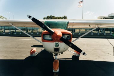 los angeles, usa - sep 2th 2023 plane Cessna 150M. High quality photo clipart