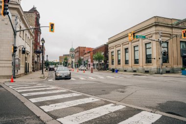Kanada, guelgh - 2 Eylül 2023 Guelph Ontario Kanada şehir merkezi. Yüksek kalite fotoğraf