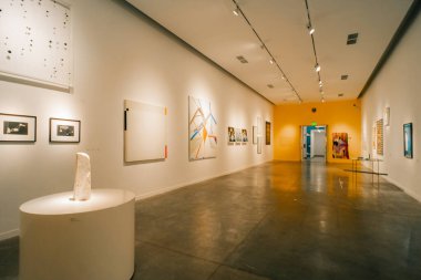 BUENOS AIRES, ARGENTINA - Recoleta Kültür Merkezi 'nde 12 Aralık 2023 sergisi. Yüksek kalite fotoğraf