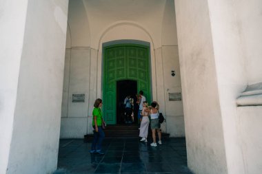 Buenos Aires, Arjantin - 22 Aralık 2023 'te Museo Historico del Cabildo y la Revolucion de Mayo' da sergilendi. Yüksek kalite fotoğraf