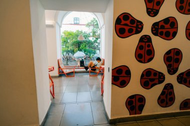 BUENOS AIRES, ARGENTINA - Recoleta Kültür Merkezi 'nde 12 Aralık 2023 sergisi. Yüksek kalite fotoğraf