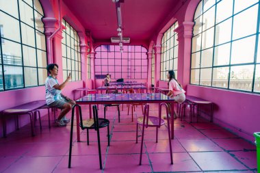 BUENOS AIRES, ARGENTINA - Recoleta Kültür Merkezi 'nde 12 Aralık 2023 sergisi. Yüksek kalite fotoğraf