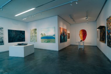 Buenos Aires, Arjantin - 13 Mayıs 2023 Sivori Müzesi, Bosques de Palermo. Yüksek kalite fotoğraf