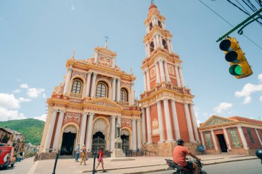 Saint Francis Kilisesi, Salta. Salta, Arjantin - 4 Mart 2024. Yüksek kalite fotoğraf