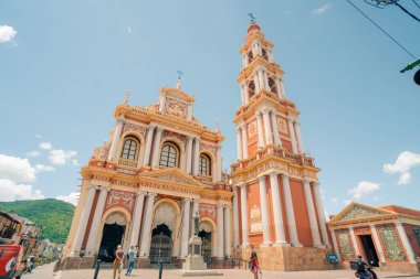 Saint Francis Kilisesi, Salta. Salta, Arjantin - 4 Mart 2024. Yüksek kalite fotoğraf