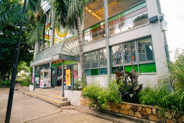 Salta, Salta, Arjantin - mar 4, 2024 Salta Cable Car Station of Transport to San Bernardo Hill. Yüksek kalite fotoğraf
