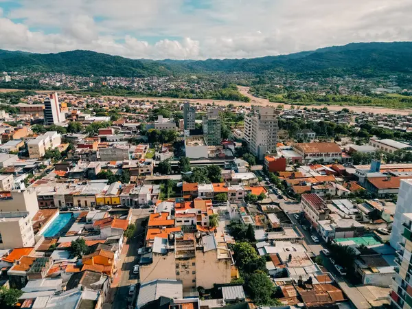 Stock image aerial view of San Salvador de Jujuy, argentina. High quality photo