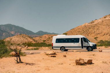 Salta ve Cafayate arasındaki yol, Arjantin - mar 224 Quebrada de las Conchas National Route 68. Yüksek kalite fotoğraf