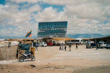 Salinas Grandes, Jujuy, Arjantin - 2 Mart 2024. Yüksek kalite fotoğraf