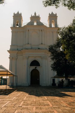 Santa Lucia Kilisesi, San Cristobal de las casas, Meksika - Mayıs 2023. Yüksek kalite fotoğraf