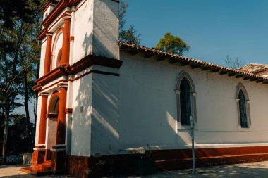 SAN CRISTOBAL DE LAS CASAS, MEXICO - Mayıs 2023 San Cristobalito Kilisesi. Yüksek kalite fotoğraf