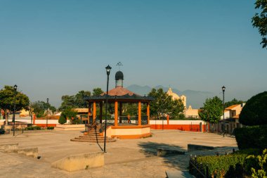 Kilise Templo de la Transfigacion del Senor, San Cristobal de las casas - Mayıs 2023. Yüksek kalite fotoğraf