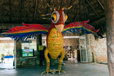 Aluxes Palenque, Meksika 'daki kapı - Mayıs 2023. Yüksek kalite fotoğraf