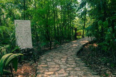 Aluxes Palenque, Meksika 'daki kapı - Mayıs 2023. Yüksek kalite fotoğraf