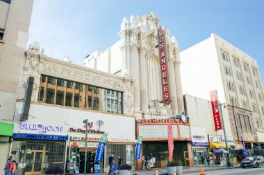 Los Angeles, Kaliforniya, ABD - şehir merkezinde 2th 2024. Cadde. Yüksek kalite fotoğraf