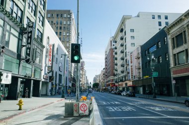 Los Angeles, Kaliforniya, ABD - şehir merkezinde 2th 2024. Cadde. Yüksek kalite fotoğraf