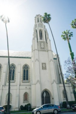 Los Angeles 'taki Aziz James Episcopal Kilisesi, ABD - 2 Mart 2024. Yüksek kalite fotoğraf
