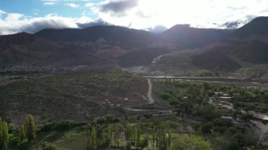 Panoramik Pucara'ya de Tilcara öncesi Inca Harabeleri - Tilcara, Jujuy, Arjantin