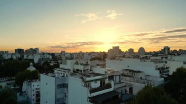 Arjantin 'deki Colegiales buenos aires bölgesinin hava manzarası