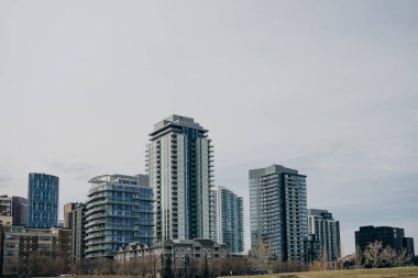 Calgary, Alberta Kanada - 2 Mayıs 2023 şehir merkezi, Calgary. - Evet. Yüksek kalite fotoğraf