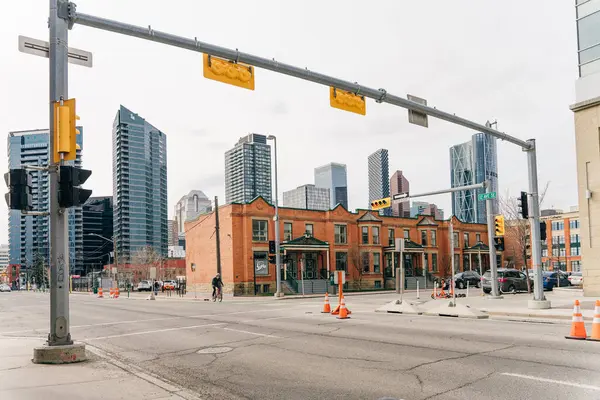 Calgary, Alberta Kanada - 2 Mayıs 2023 şehir merkezi, Calgary. - Evet. Yüksek kalite fotoğraf