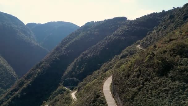 Вид Воздуха Дорогу Вулкану Орисаба Мексике — стоковое видео