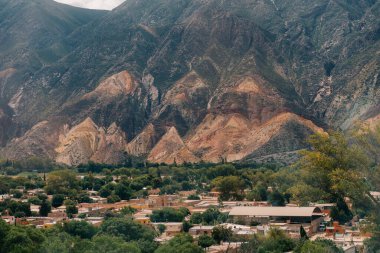 Maimara 'daki Antik Mezarlık, Quebrada de Humahuaca, Jujuy, Arjantin. Yüksek kalite fotoğraf