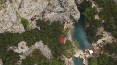 Koprulu Canyon Ulusal Parkı. Köprü ve su kaynakları. Manavgat, Antalya
