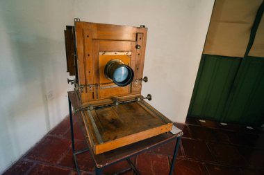 Nadir bulunan ahşap büyük ya da büyük format kameralar. Yüksek kalite fotoğraf