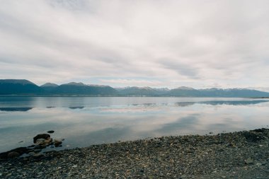 Ushuaia, Arjantin - 2 Aralık 2023 Rustik balıkçı tekneleri Puerto almanza limanına park edilmiş. Yüksek kalite fotoğraf