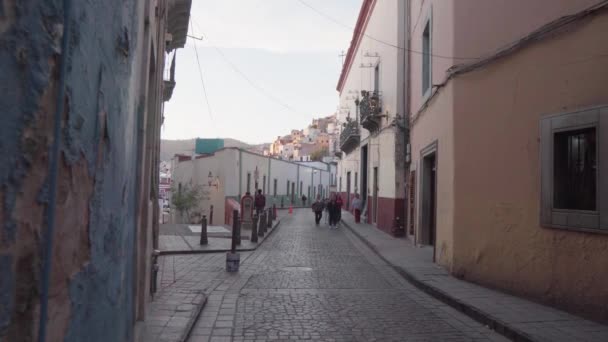 Guanajuato Messico Gennaio 2023 Passeggiata Lungo Strade — Video Stock