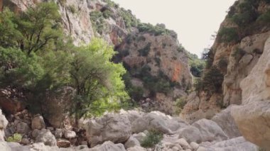 Sardinya 'daki Gola di Gorropu Boğazı - Gennargentu Ulusal Parkı, Nuoro ili. Yüksek kalite fotoğraf