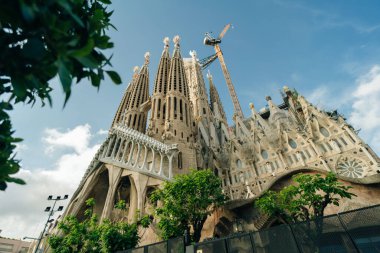Sagrada de family, İspanya - 2 Mayıs 2024. Yüksek kalite fotoğraf