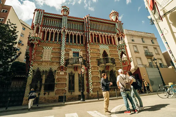 stock image Barcelona, Spain - may 28th 2024 - The beautiful and colorful Casa Vicens Gaudi. High quality photo