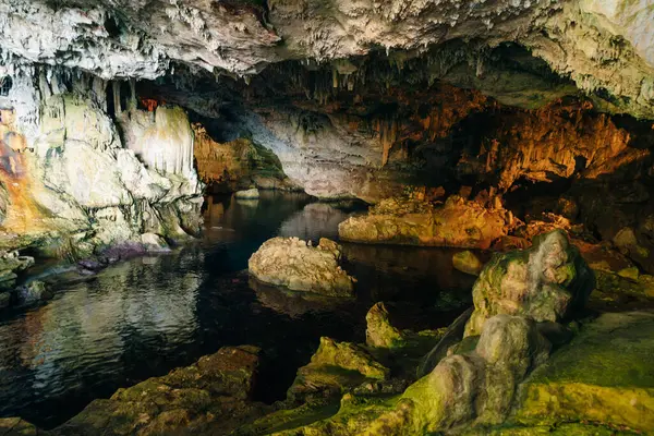 Stock image  grotto Grotta di Nettuno, Capo Caccia, Alghero, Sardinia, Italy. High quality photo