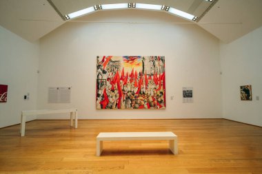 Bolonya - İtalya - 5 Mayıs 2024 Mambo Modern Bolonya Sanatı Müzesi. Yüksek kalite fotoğraf